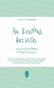 Cover Au bonheur des listes Usher Shaun Carnet de lecture