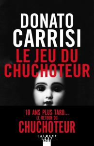 Cover Le jeu du chuchoteur Donato Carrisi Carnet de lecture