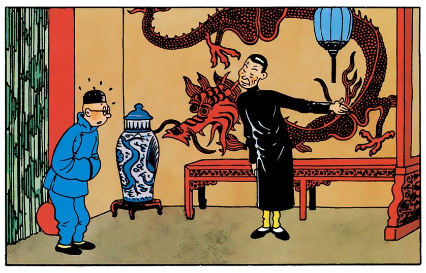 Extrait Le lotus bleu Tintin Hergé Carnet de lecture